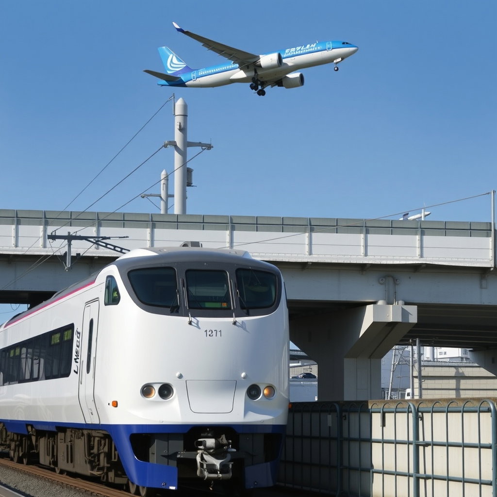 ultra realistic digital photography white jr west series 281 haruka express train
