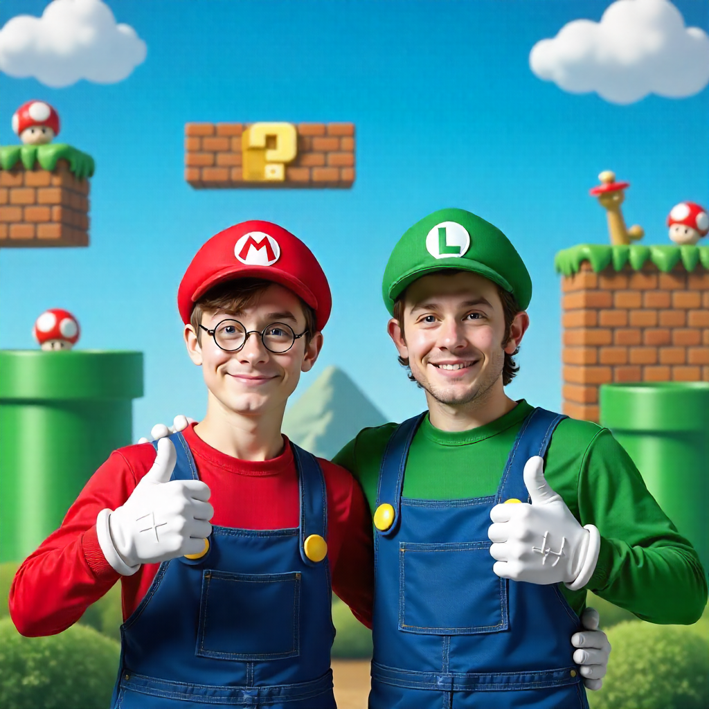 harry potter ron weasley super mario world