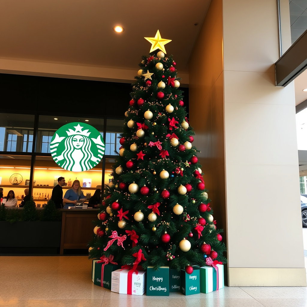 christmas tree starbucks