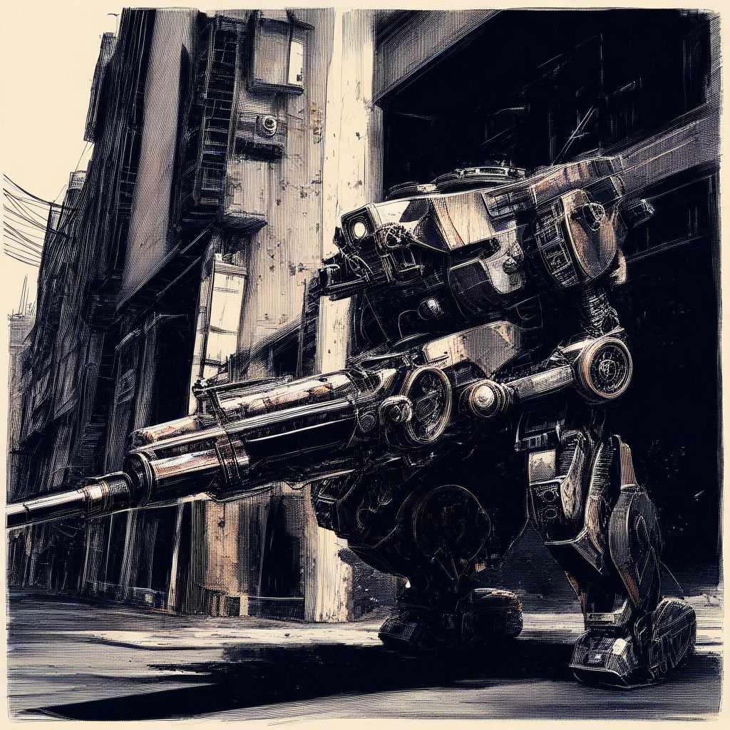 high contrast cinematic military urban warfare