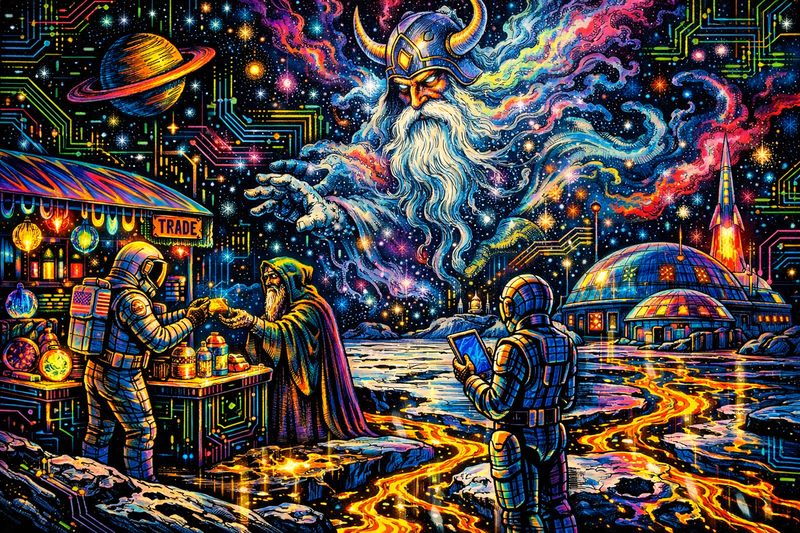 so they tried to 🏷️sell the Moon🌕 to Odin