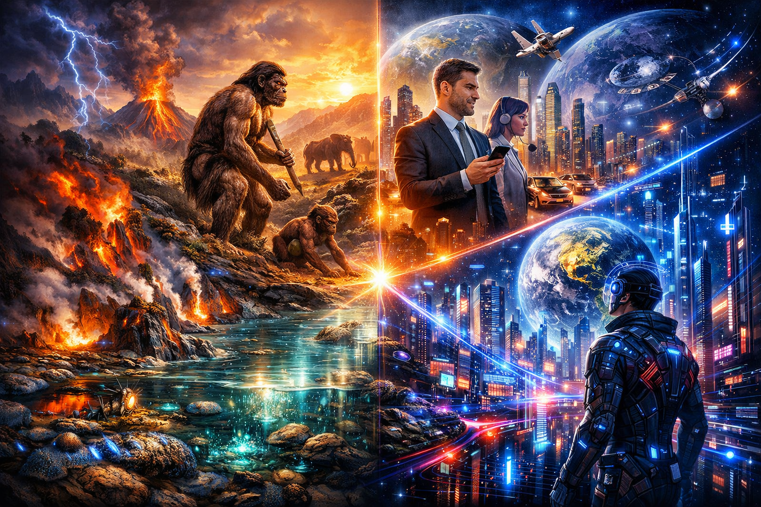 Earth's Evolution (now with Homo)