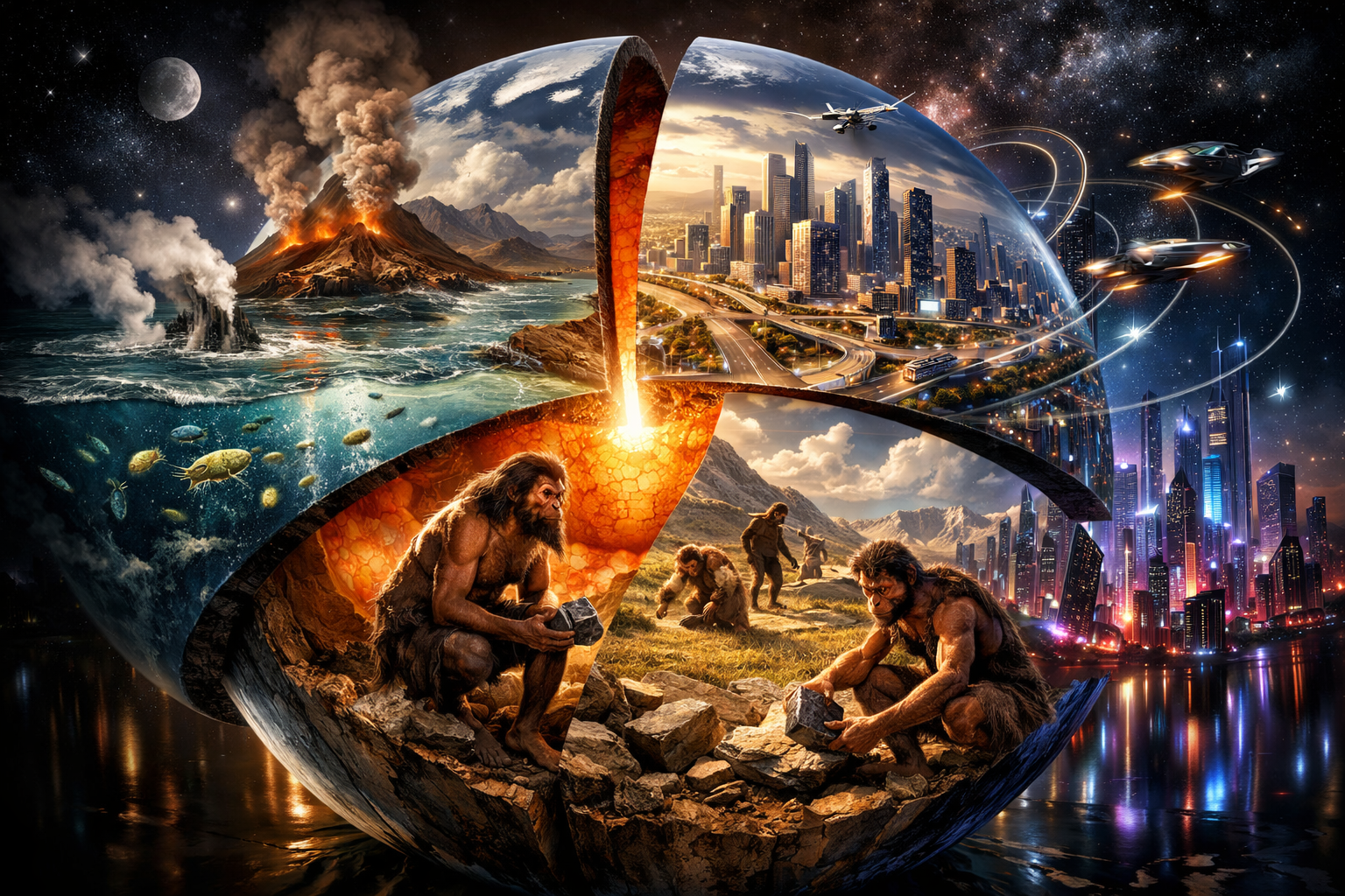 Earth's Evolution (now with Homo)