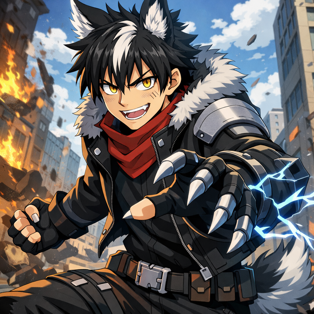my hero academia style