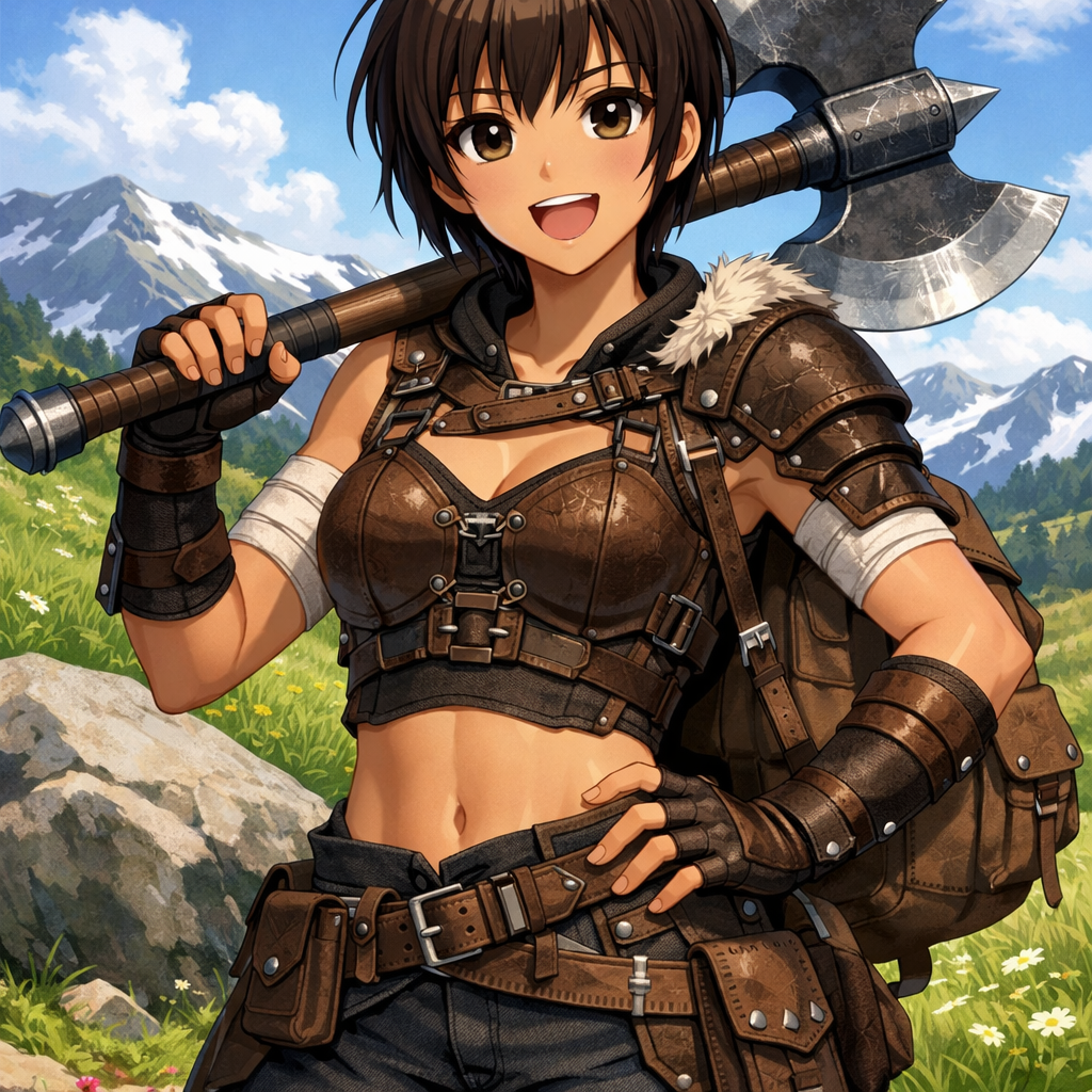 warrior boyko anime style masterpiece high quality