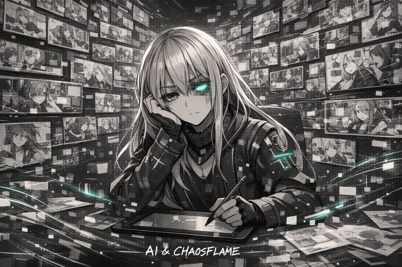 The AI🤖 is bored of drawing✒️ always the same🔄