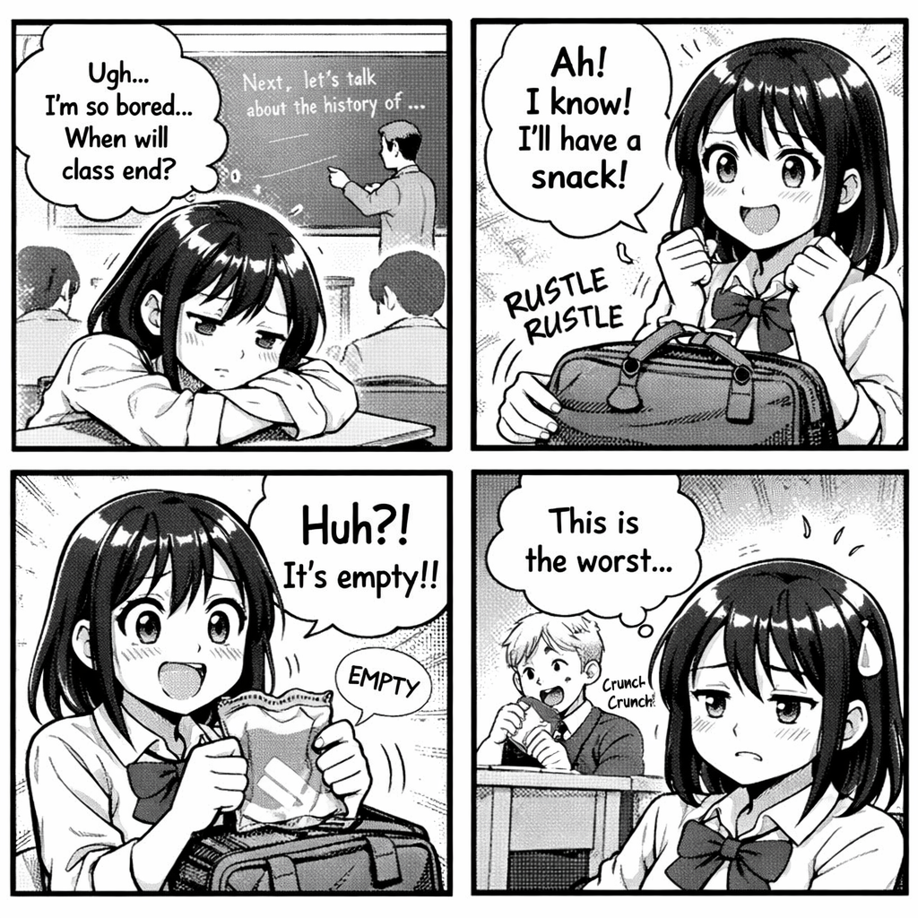 four panel manga