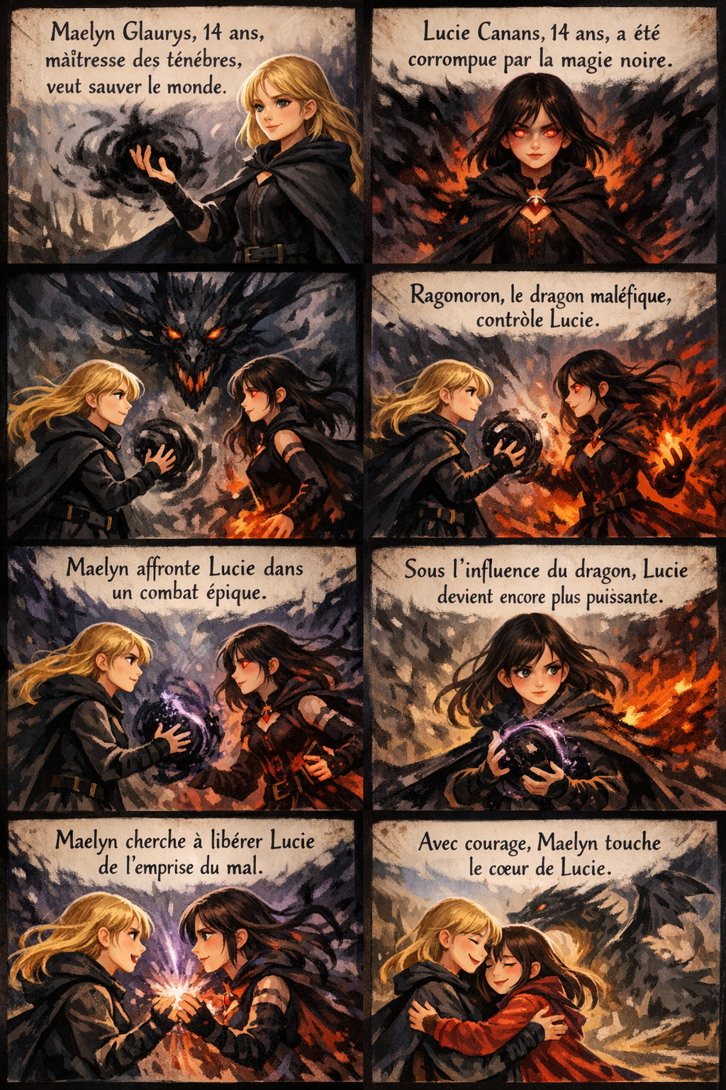 maelyn fights lucie to save world