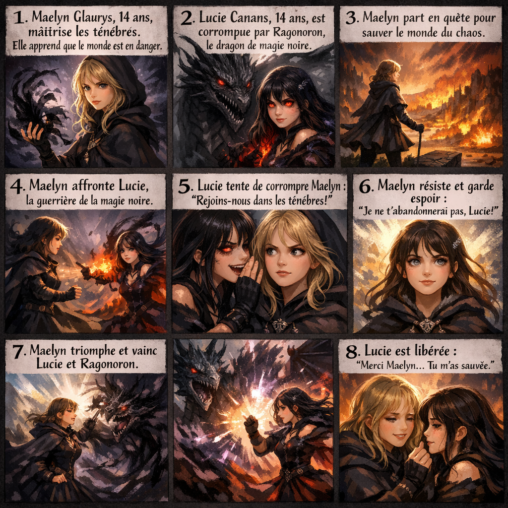 maelyn fights lucie to save world