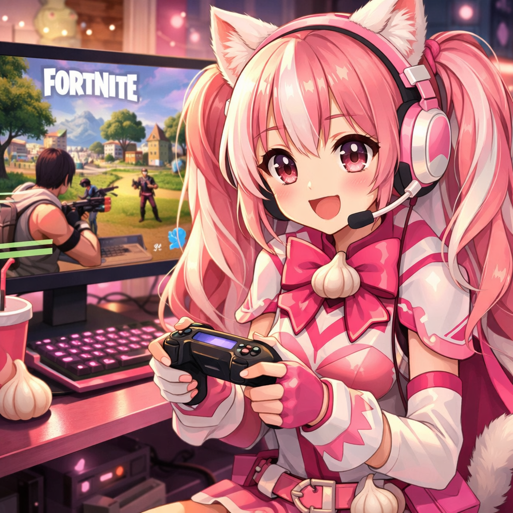 cute anime hero girl fortnite