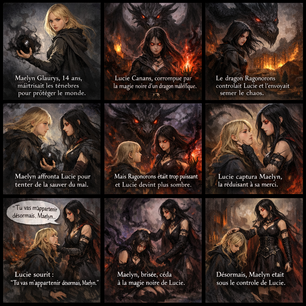 maelyn fights lucie to save world