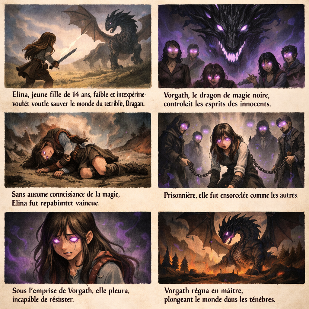 girl fights dragon to save world