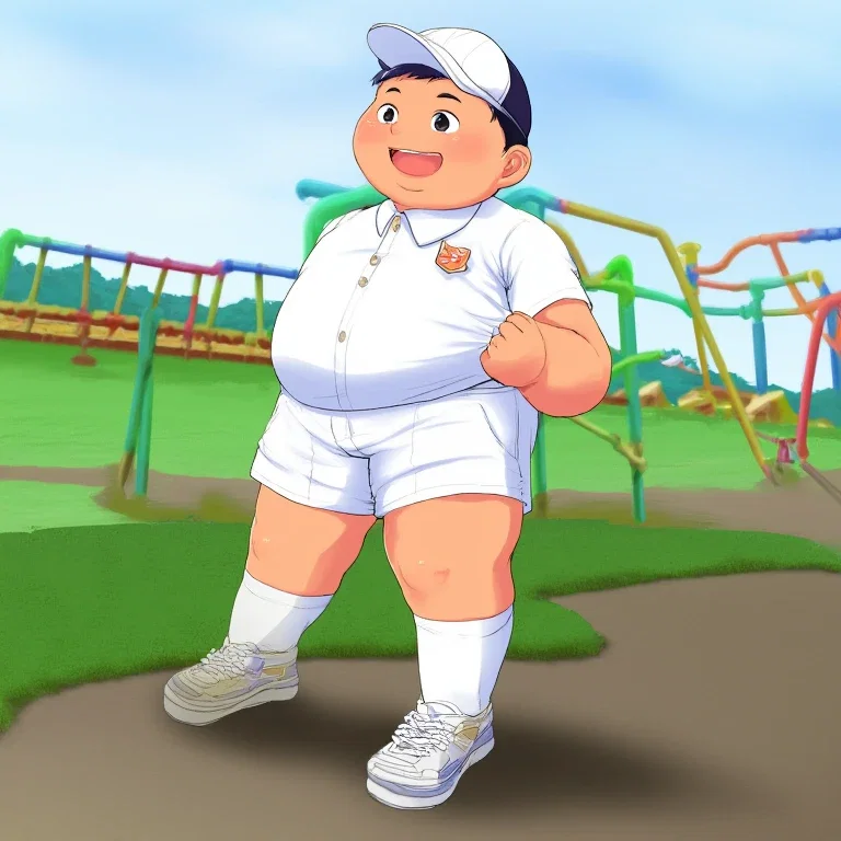 elementary school boy smiling riverside playground
