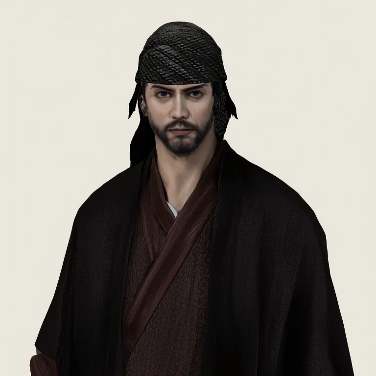 japanese medieval pirate kimono bandana cinematic