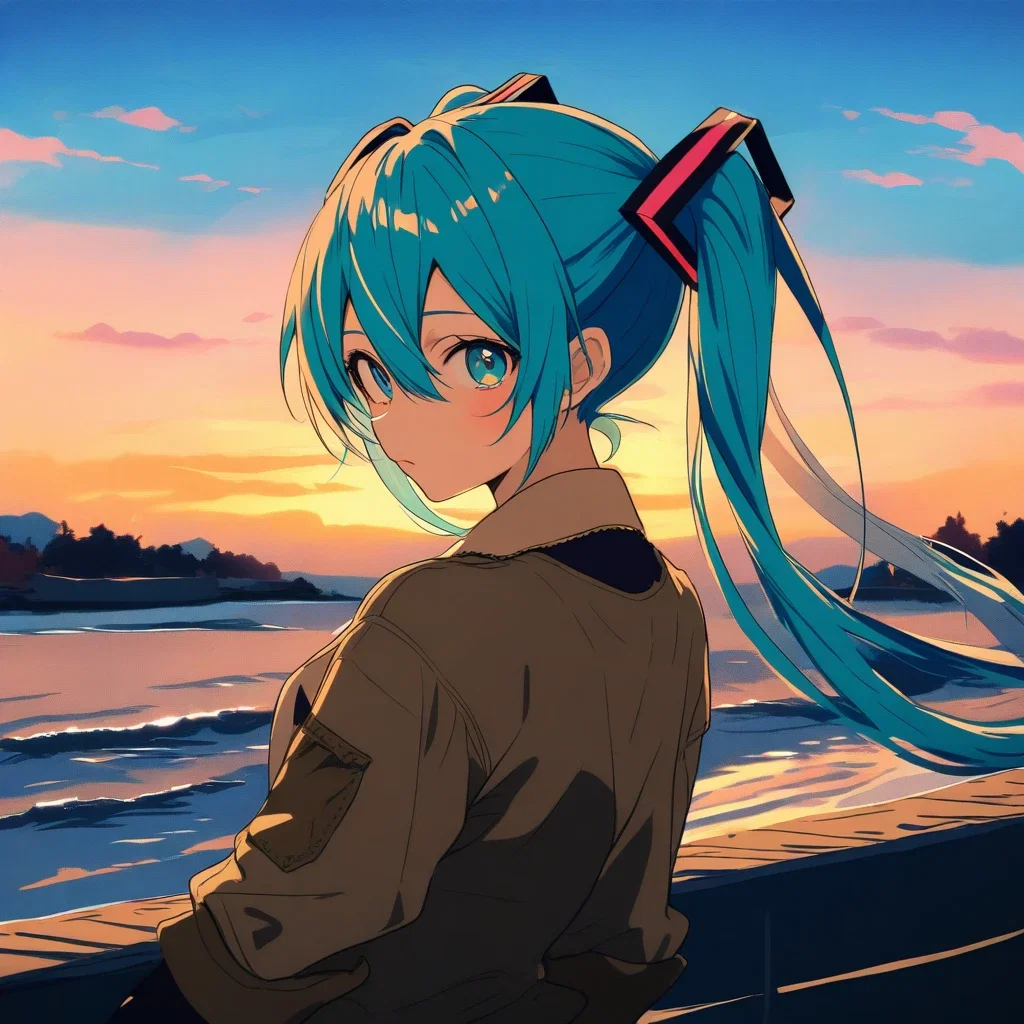hatsune miku evening sickly cute