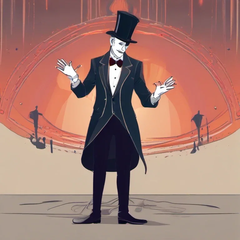 magician performing a trick