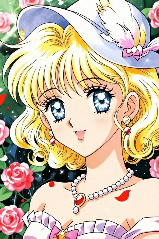 beautiful girl rose garden shoujo manga