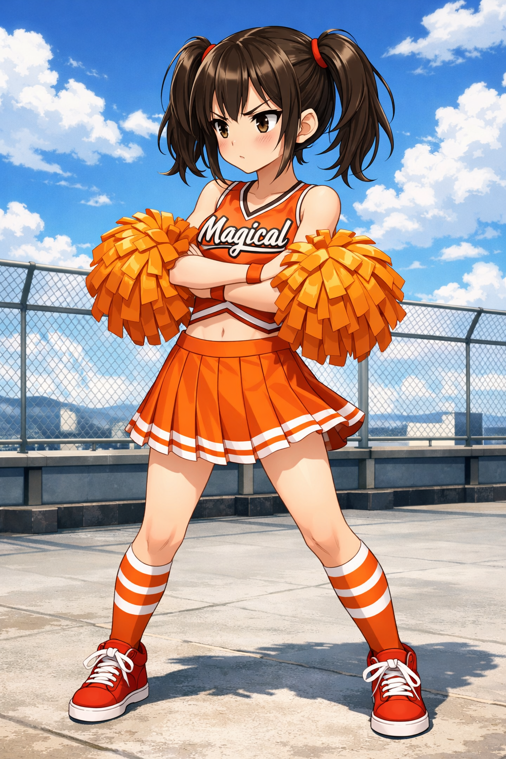 cheerleader tsuiko anime style masterpiece