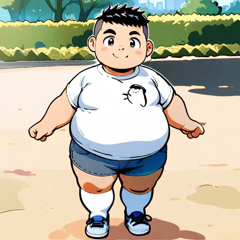 elementary school boy smiling red cheeks white shirt