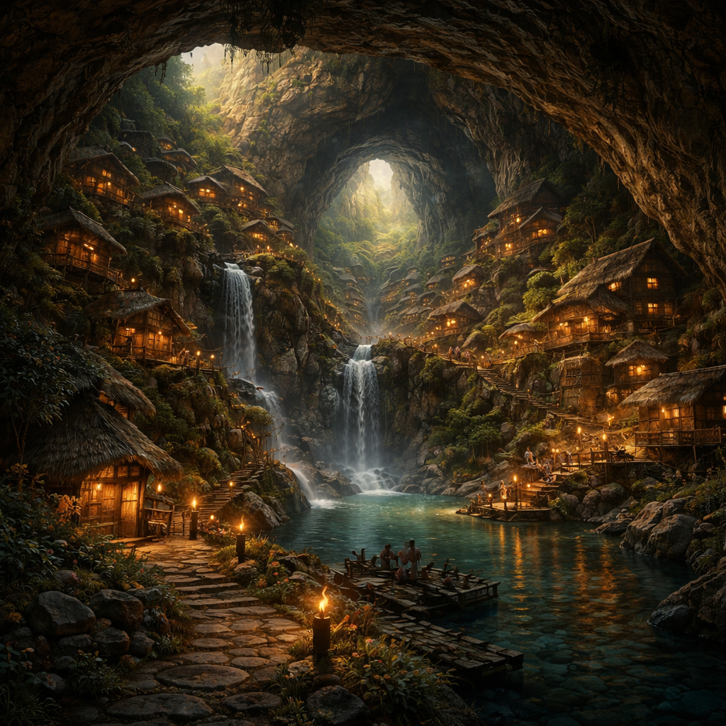 cave village