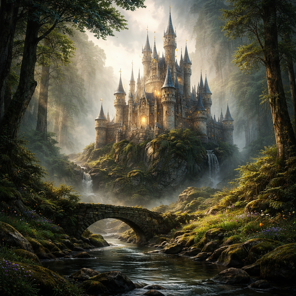 castle in the forest