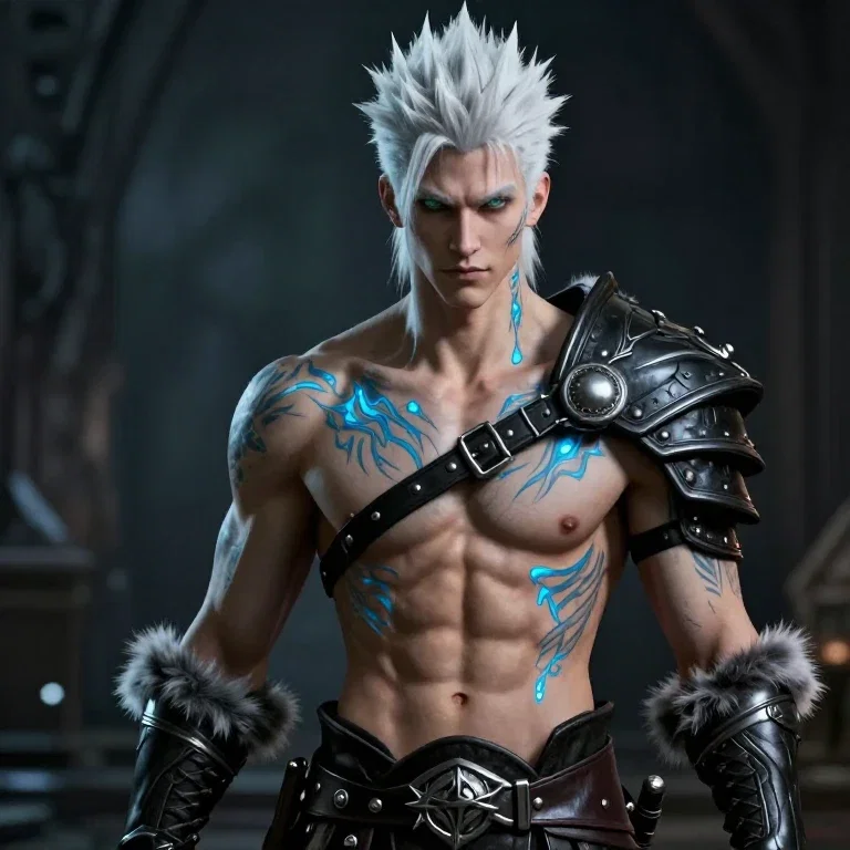 fenris dragon age 2 portrait dark fantasy