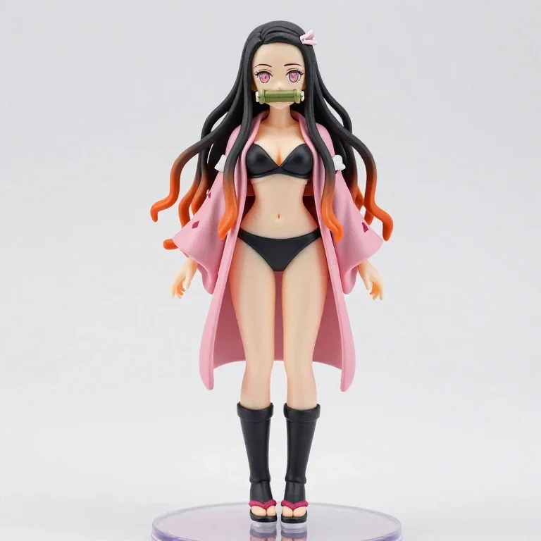 nezuko kamado style portrait figurine