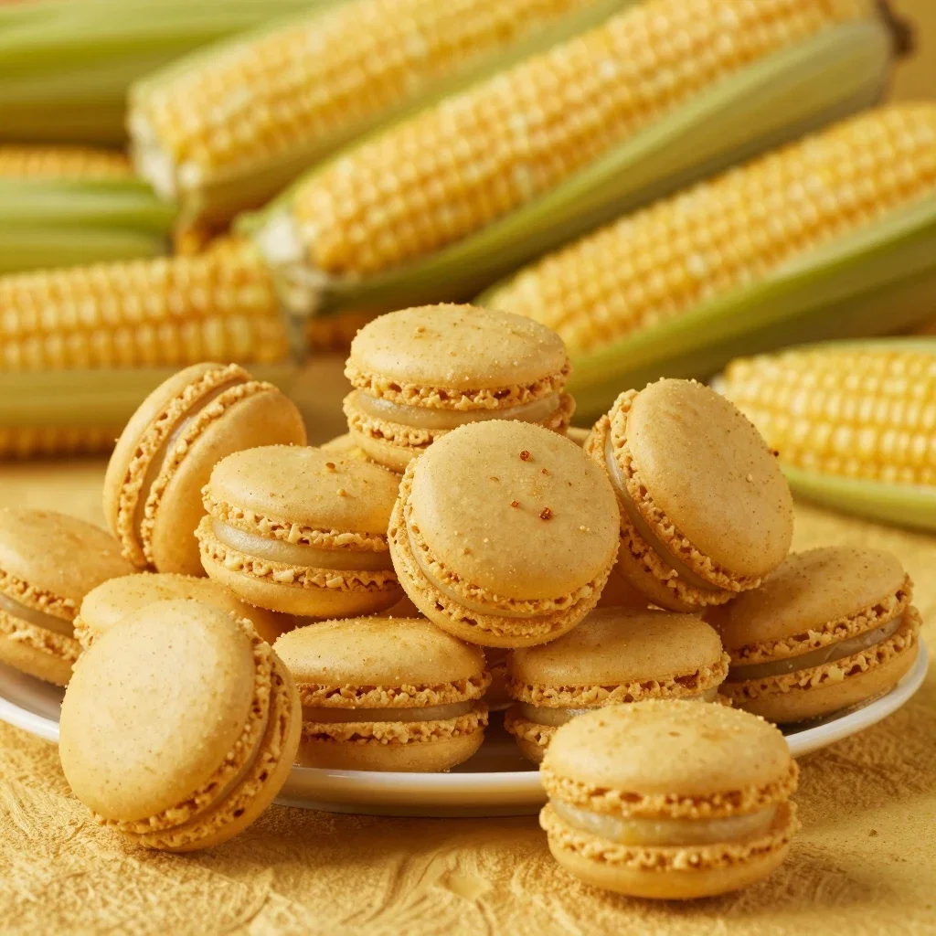 corn macaron