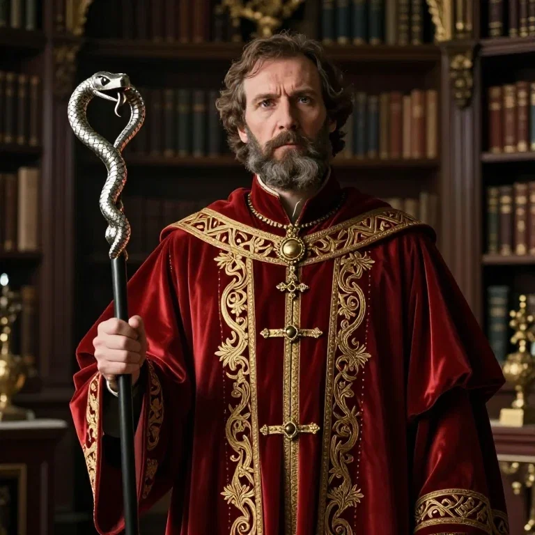 magister halward pavus stoic portrait