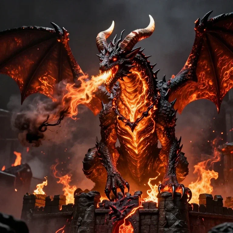 toth archdemon fire dragon fortress