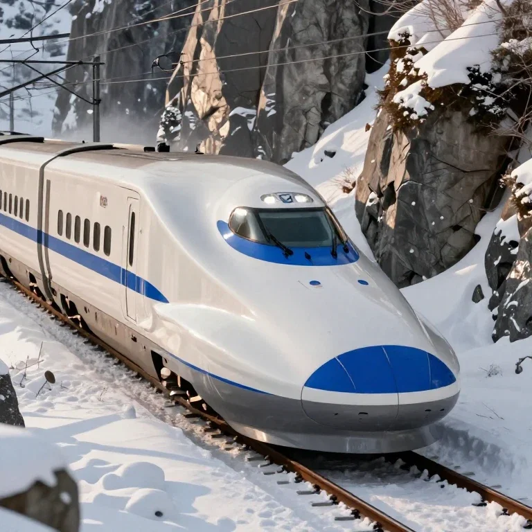 e7 shinkansen kagayaki hyperdetailed photorealism