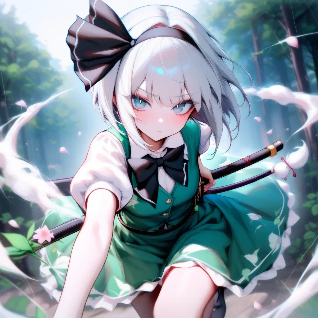 youmu forest cowboy shot masterpiece high score