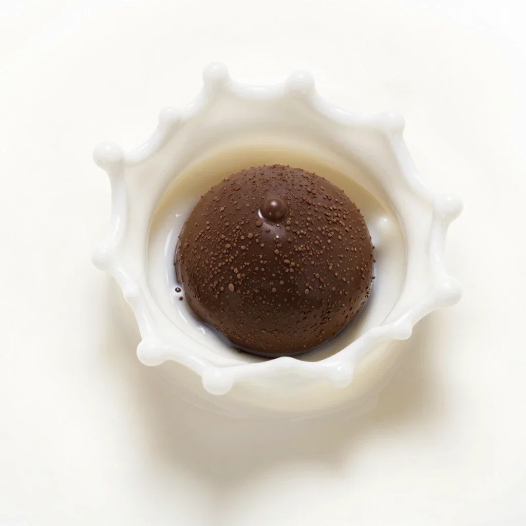 truffle chocolate milk creates crown