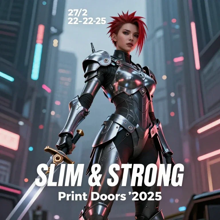 futuristic female warrior in sci fi setting