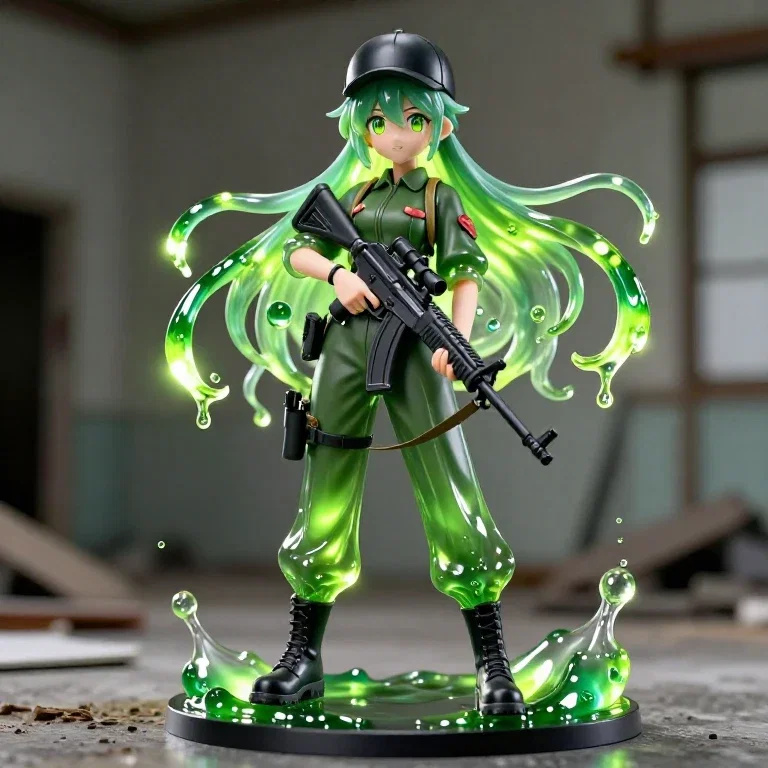 anime girl slime figure fantasy