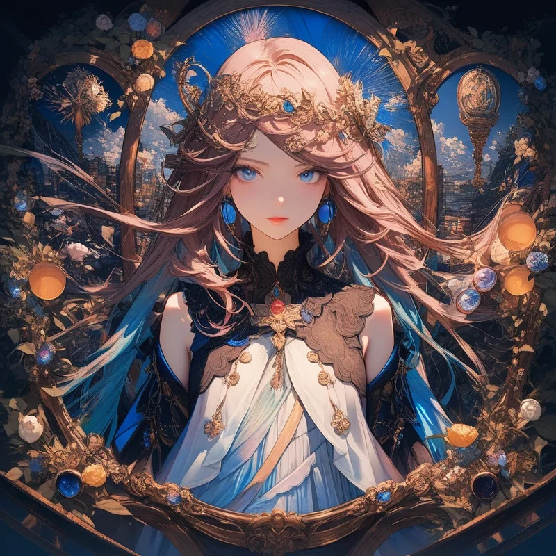 民族衣装少女