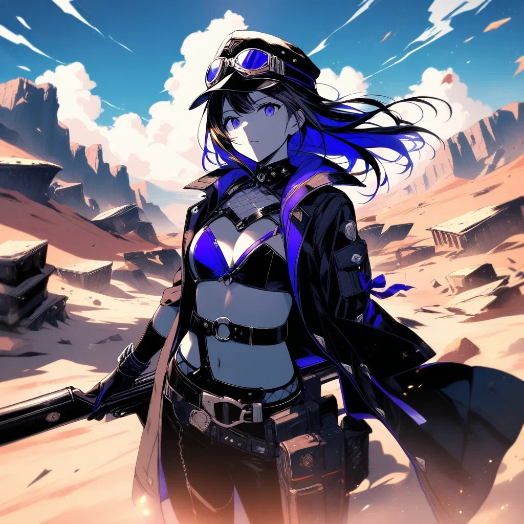 artistic color masterpiece woman desert cool