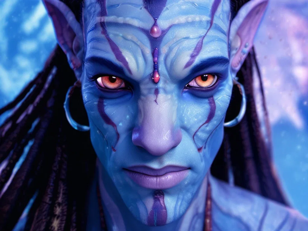 fantasy art jake sully avatar na vi portrait