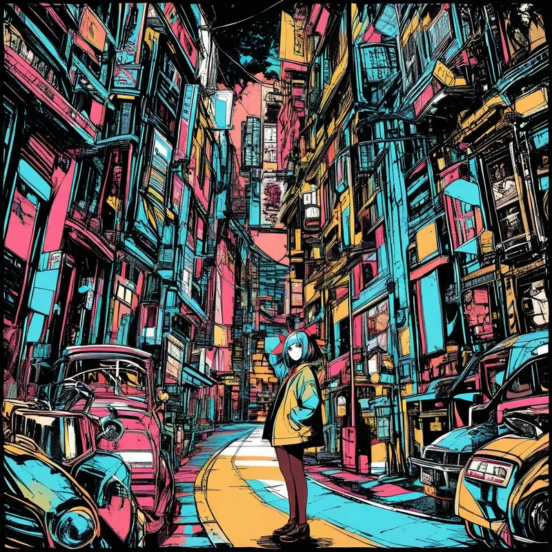 バンド・デシネ風/Bande Dessinée style