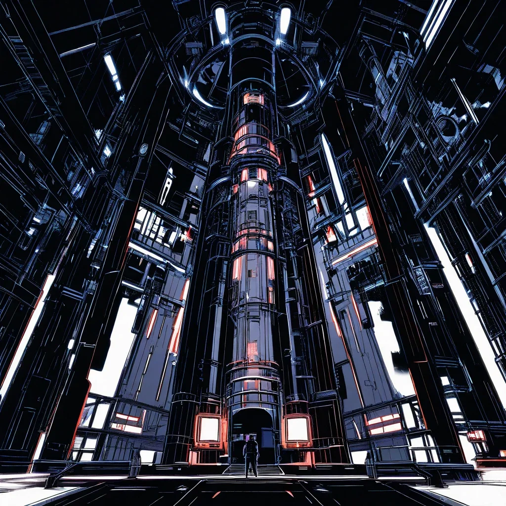 rocket launch station cinematic inner glow