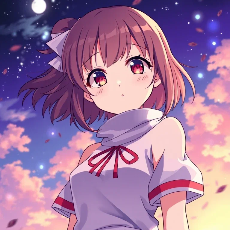 girl protagonist anime style