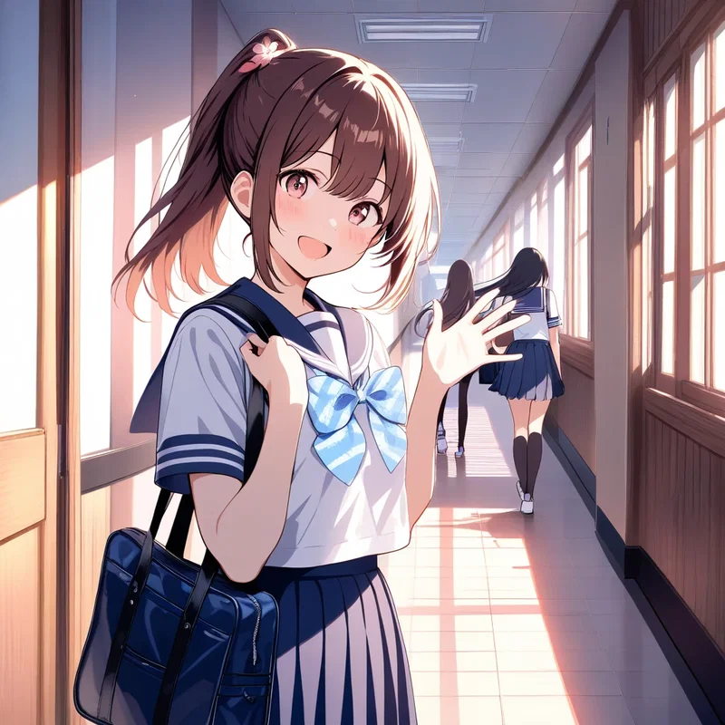 制服少女