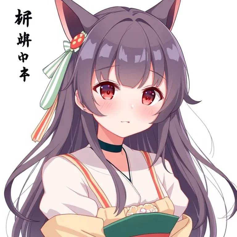 intellectual anime girl
