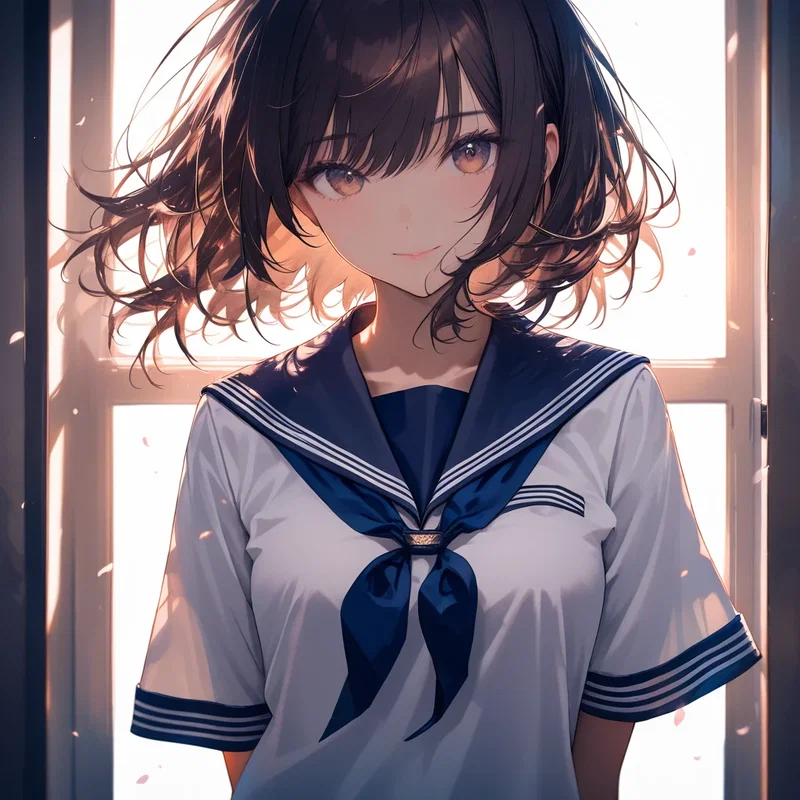 制服少女