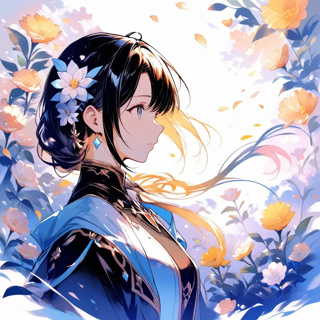 fantasy female cleric healing magic