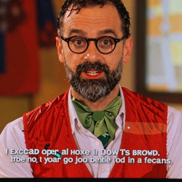man in clown costume
