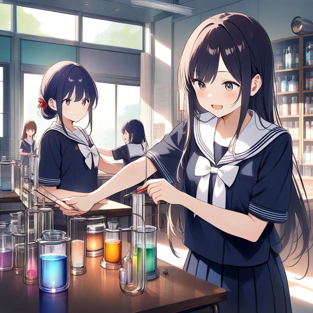 mako chemistry experiment morning classroom