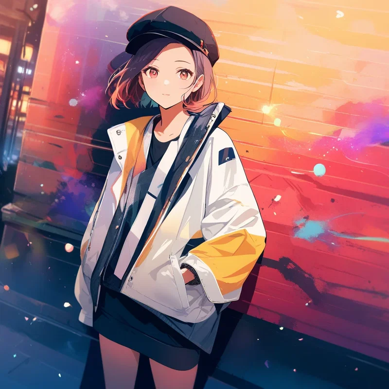 カジュアルハンチングガール/Casual flatcap Girls