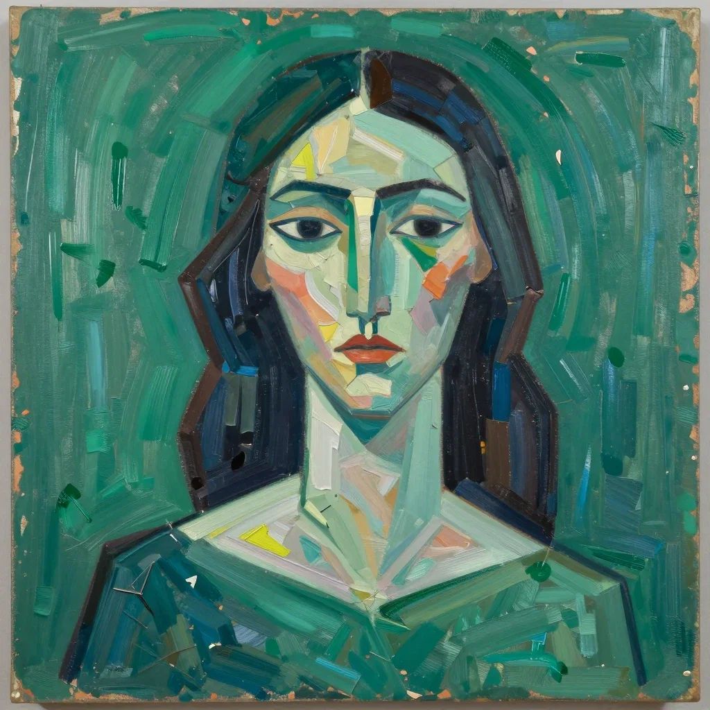 picasso woman portrait abstract painting