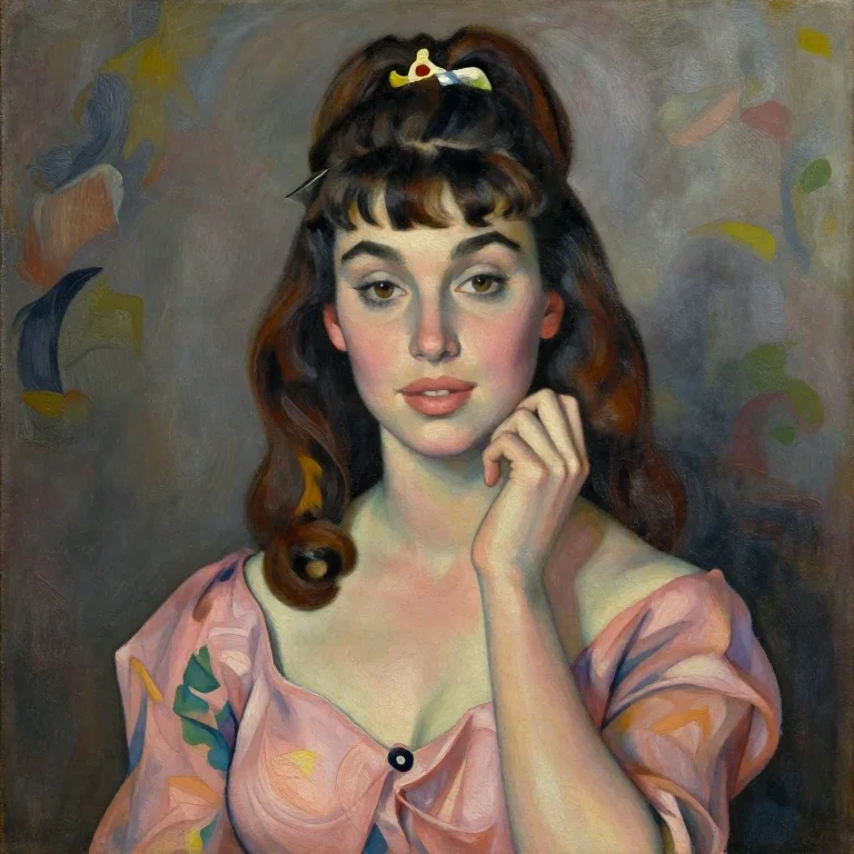 cezanne painting of sofia loren